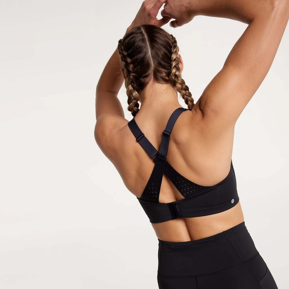 CALIA Empower High Support Sports Bra Pure Black 42D WAX37111E New With Tags - Picture 2 of 13